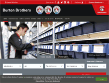 Tablet Screenshot of burton-brothers.co.uk